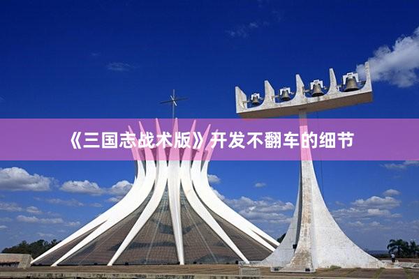 《三国志战术版》开发不翻车的细节